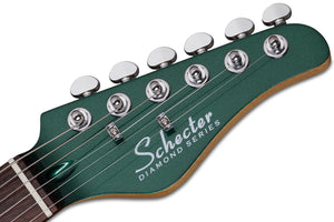 Schecter Retro Series PT Fastback IIB Electric Guitar Bigsby Dark Emerald Green 2210-SHC - The Guitar World