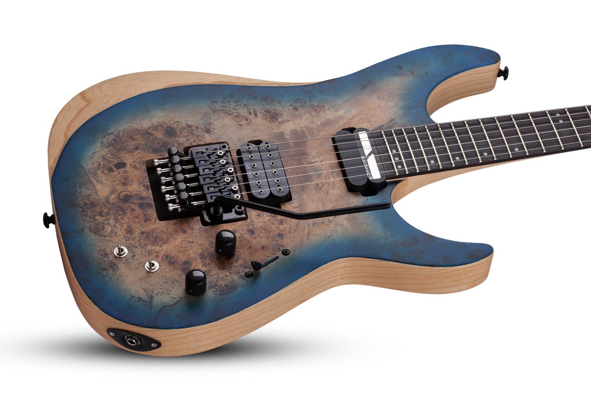 SCHECTER Reaper-6 FR S Satin Sky Burst SSKYB SKU 1507 - The Guitar World