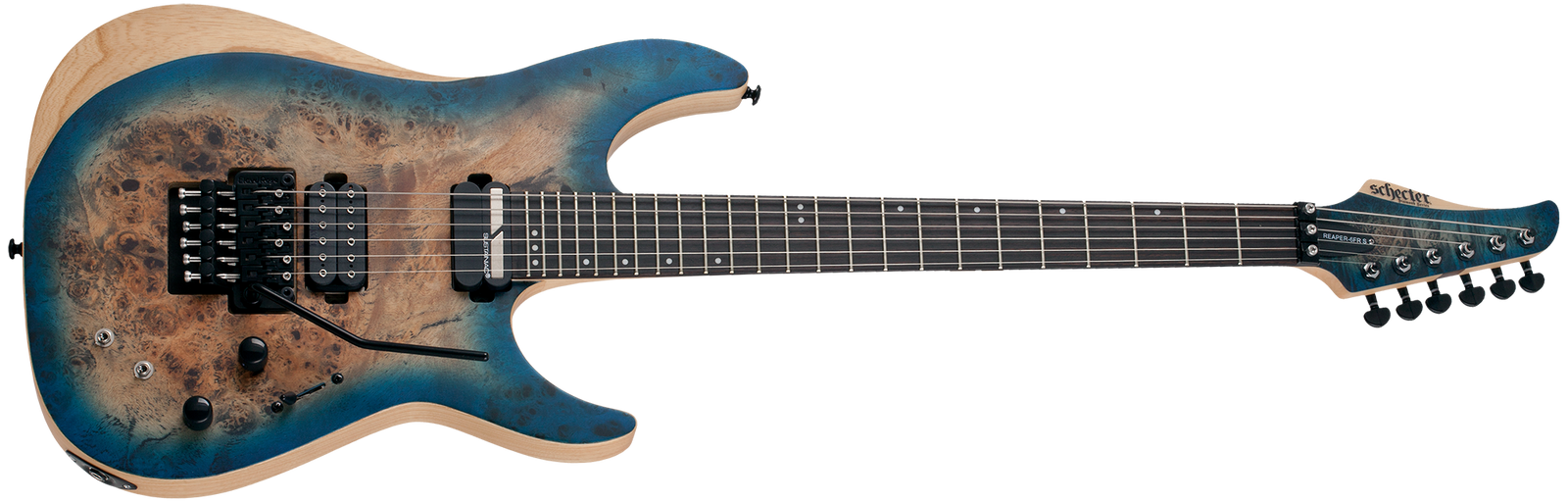 SCHECTER Reaper-6 FR S Satin Sky Burst SSKYB SKU 1507 - The Guitar World