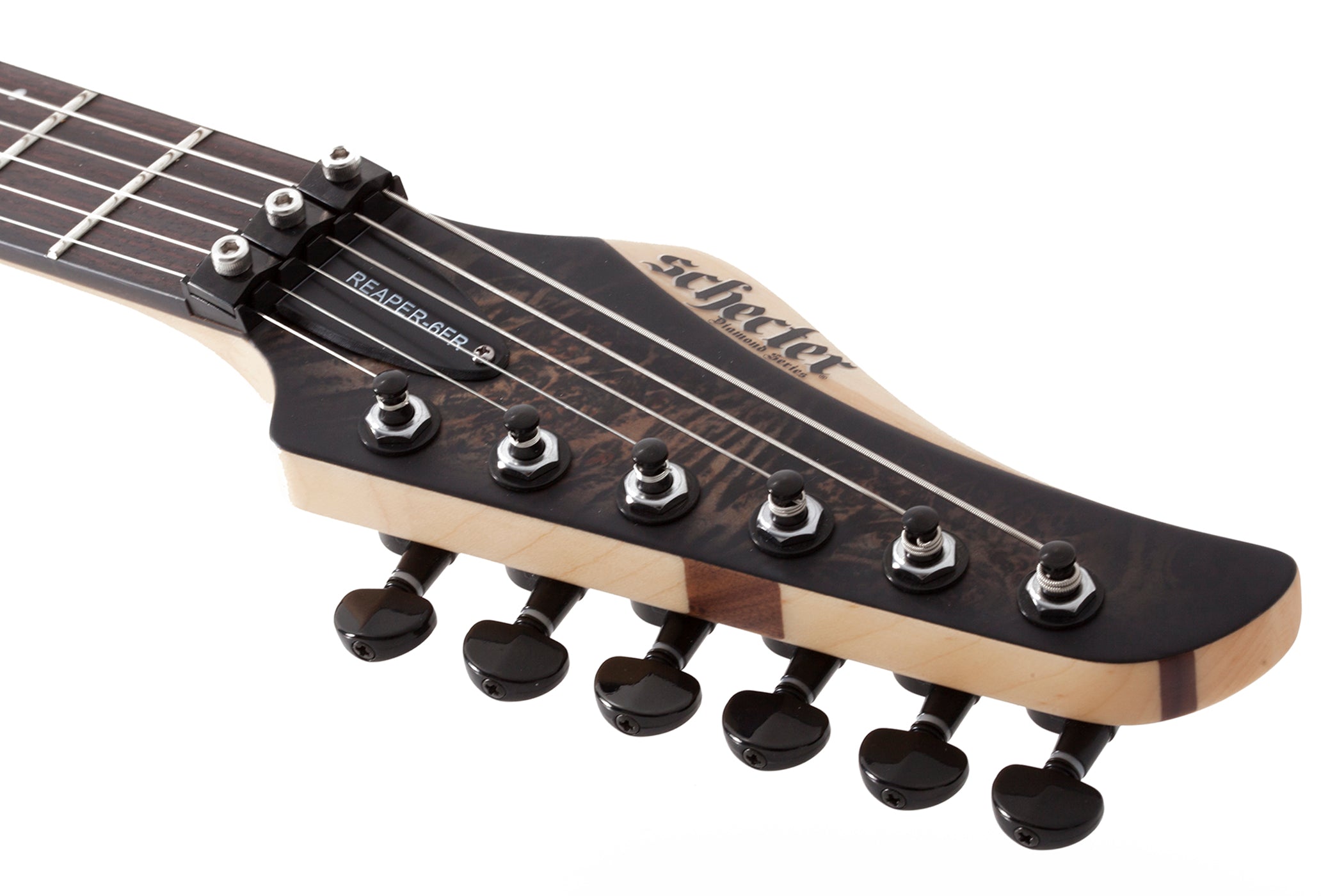 SCHECTER Reaper-6 FR Satin Charcoal Burst SCB SKU 1503 - The