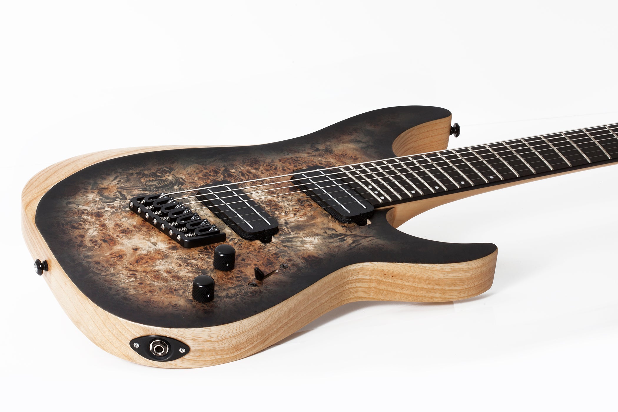 SCHECTER Reaper-7 STRING Multiscale Satin Charcoal Burst SKU 1509