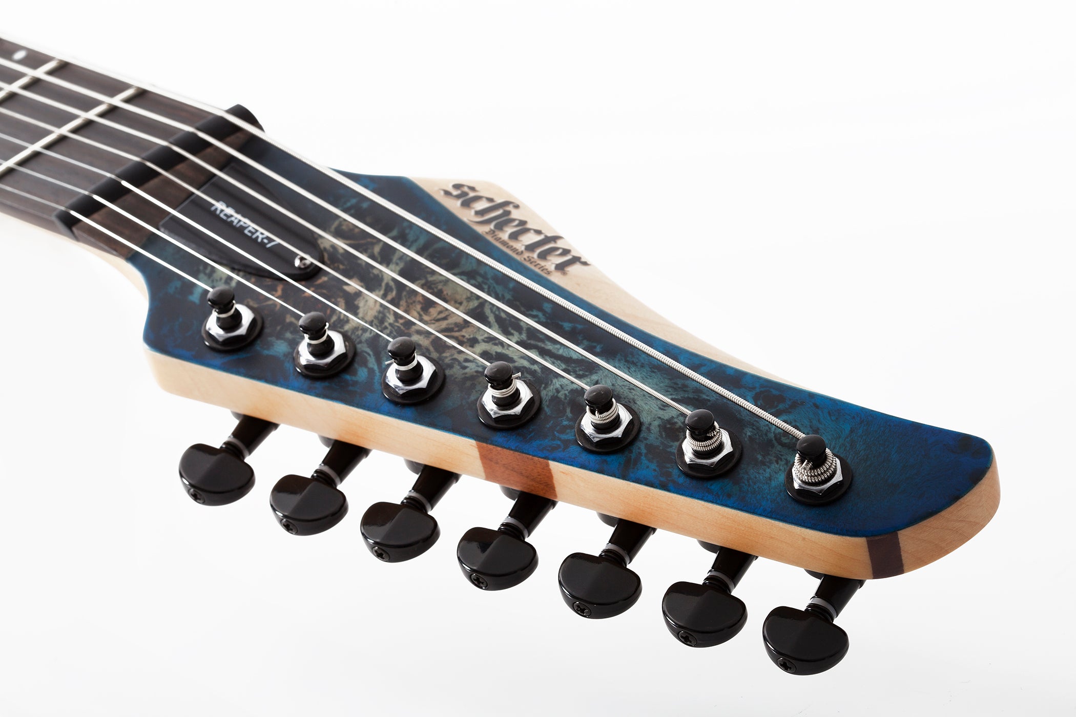 SCHECTER Reaper-7 STRING Multiscale Satin Sky Burst SKU 1510 - The