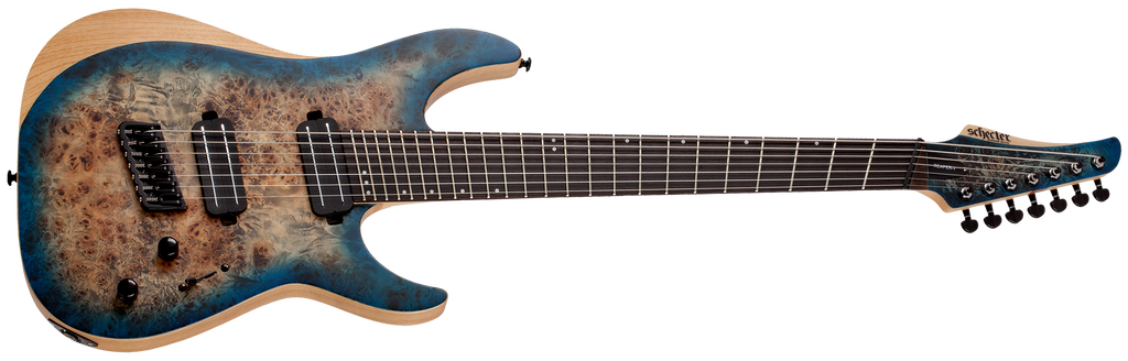 SCHECTER Reaper-7 STRING Multiscale Satin Sky Burst SKU 1510