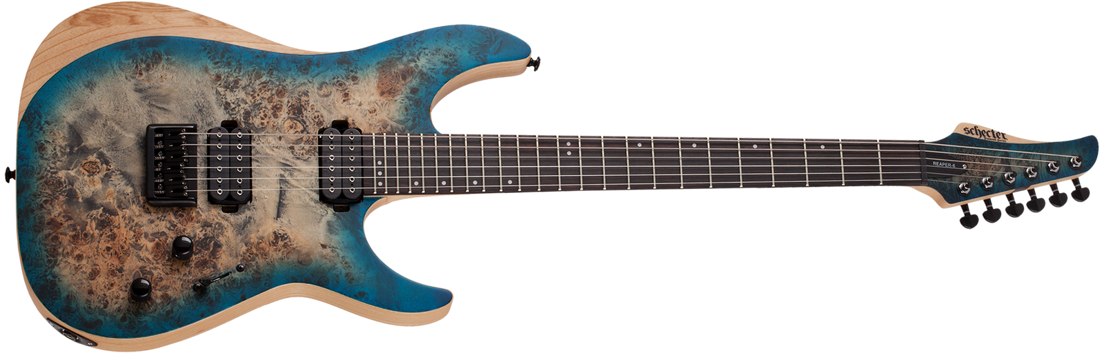 SCHECTER Reaper-6 Satin Sky Burst SSKYB SKU 1501 - The Guitar World