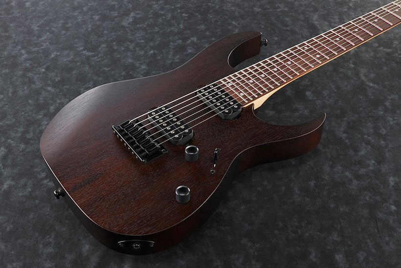 Ibanez RG 7-String Electric Guitar IN Walnut Flat RG7421-WNF - The Guitar World
