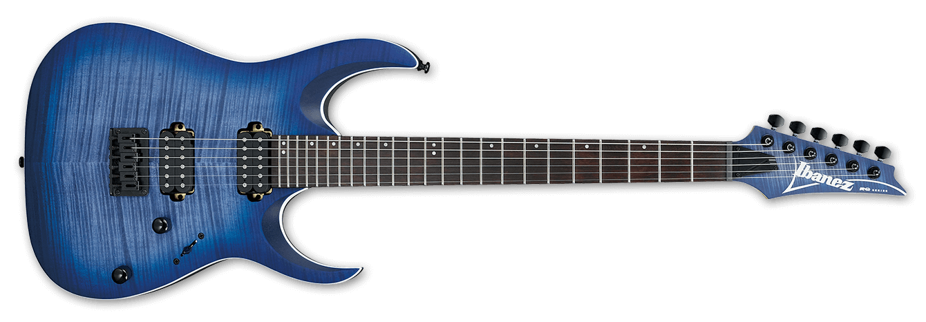 Ibanez RGA Electric Guitar IN Blue Lagoon Burst Flat RGA42FM-BLF - The Guitar World