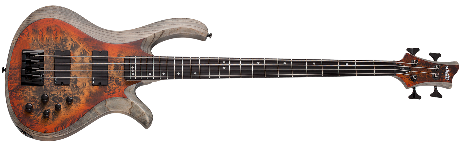 Schecter Riot-4 Electric Bass Inferno Burst 1451-SHC - The Guitar World