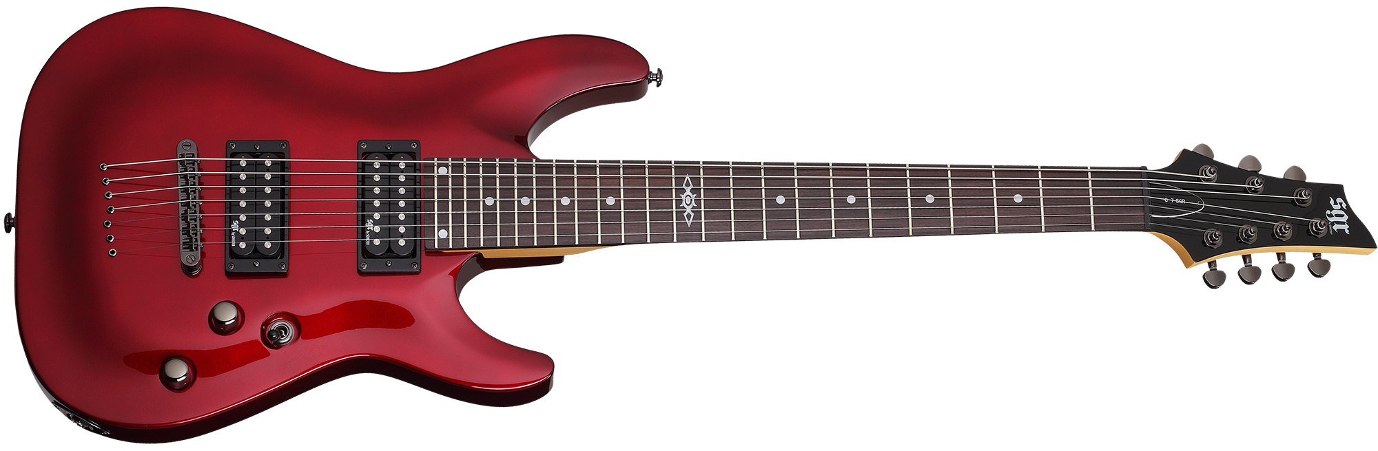 Schecter C-7 SGR by Schecter in Metallic Red MRED SKU 3823 - The Guitar World