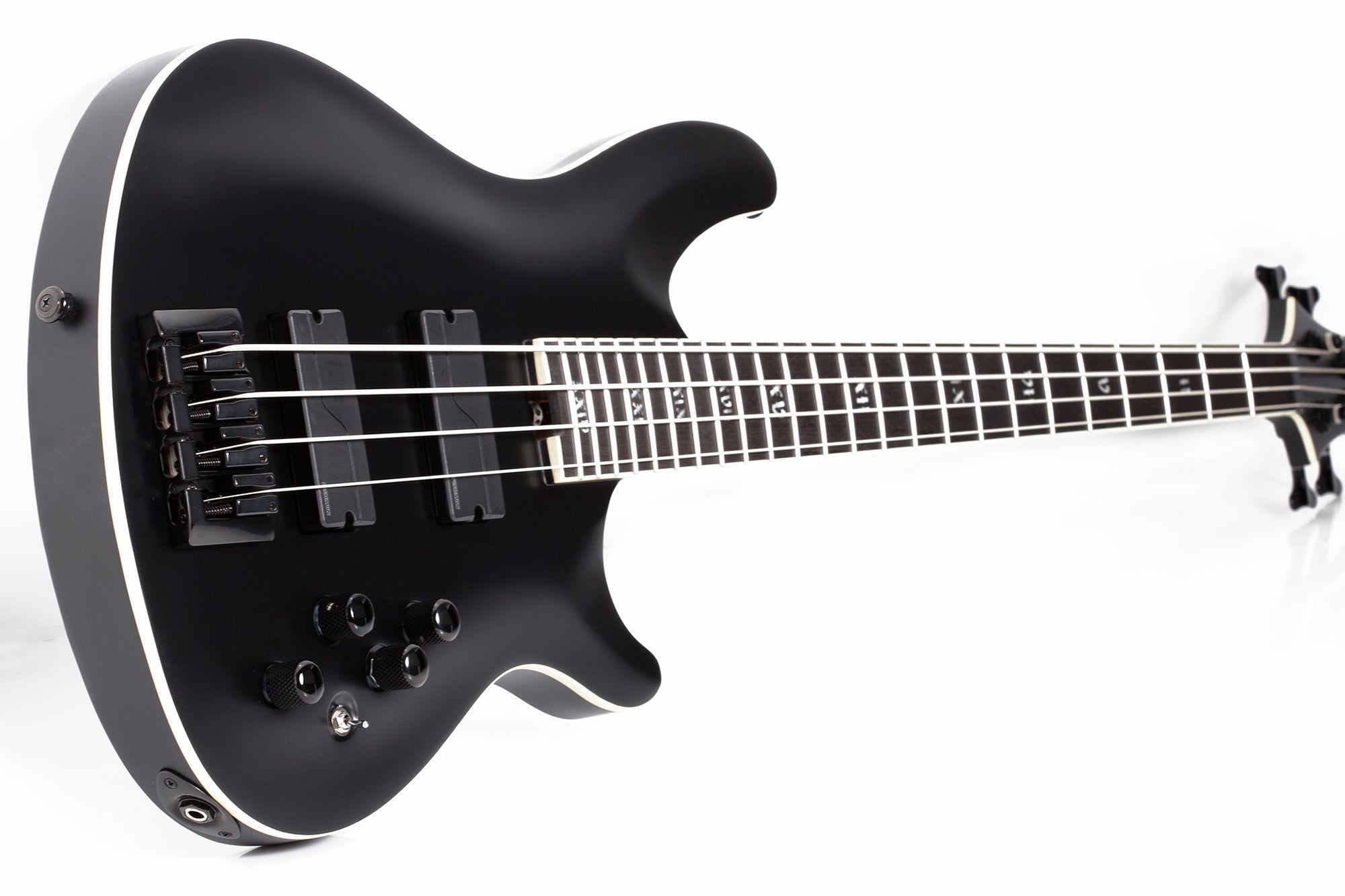 SCHECTER SLS Evil Twin-4 Satin Black 4 STRING BASS - 1392 - The Guitar World