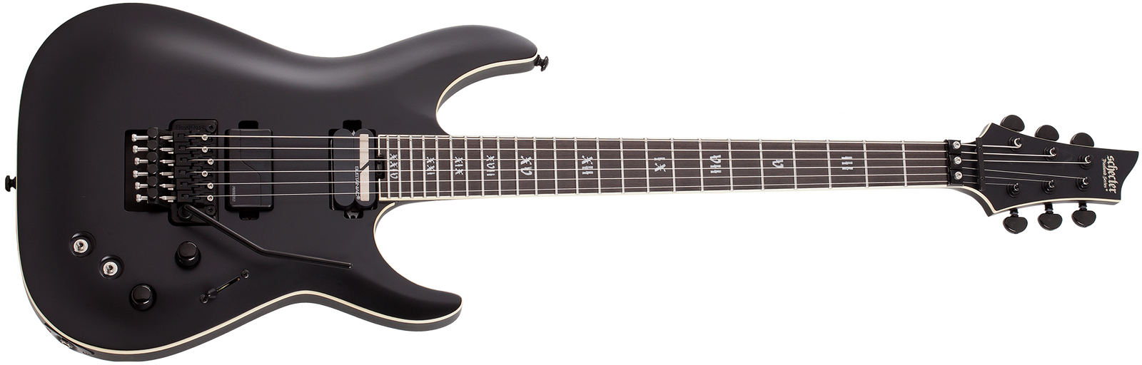 SCHECTER C-1 FR S SLS Evil Twin Satin Black - 1348 - The Guitar World