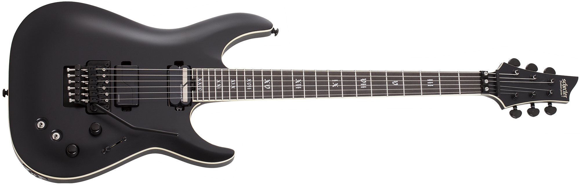 SCHECTER C-1 FR S SLS Evil Twin Satin Black - 1348 - The Guitar World