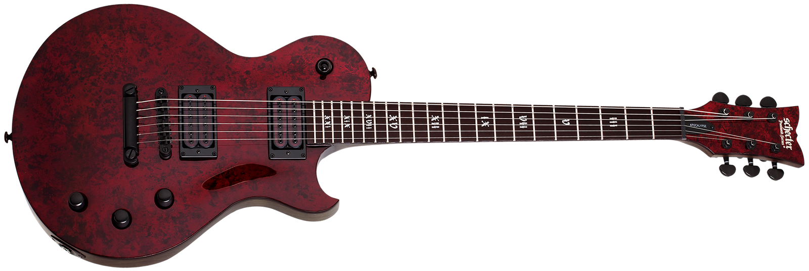 Schecter Solo-II Apocalypse Electric Guitar Red Reign 1293-SHC - The Guitar World
