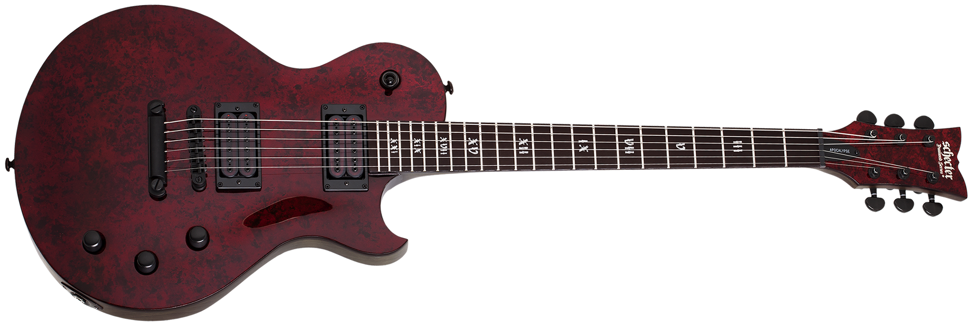 Schecter Solo-II Apocalypse Electric Guitar Red Reign 1293-SHC - The Guitar World