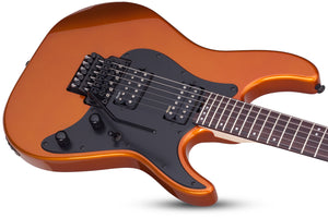 Schecter Sun Valley Super Shredder FR in Lambo Orange LOR SKU 1281 - The Guitar World
