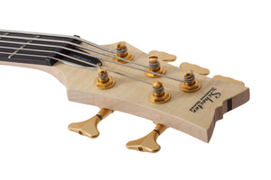 Schecter Stiletto Custom-5 Electric Bass Natural Satin 2541-SHC - The Guitar World