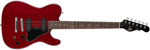 G L Tribute ASAT JUNIOR II Electric Guitar in Trans Red The