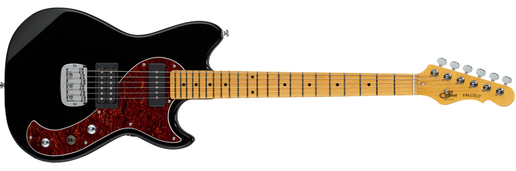 G&L Tribute FALLOUT Electric Guitar in Gloss Black - The Guitar World