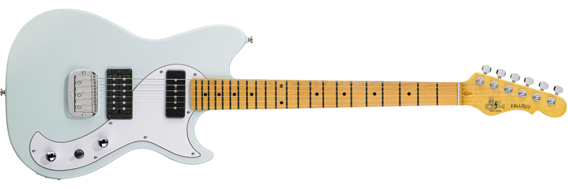 G L Tribute FALLOUT Electric Guitar in Sonic Blue The Guitar World