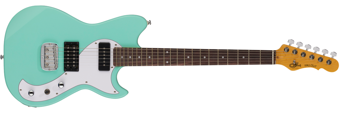 G&L Tribute FALLOUT Electric Guitar in Mint Green