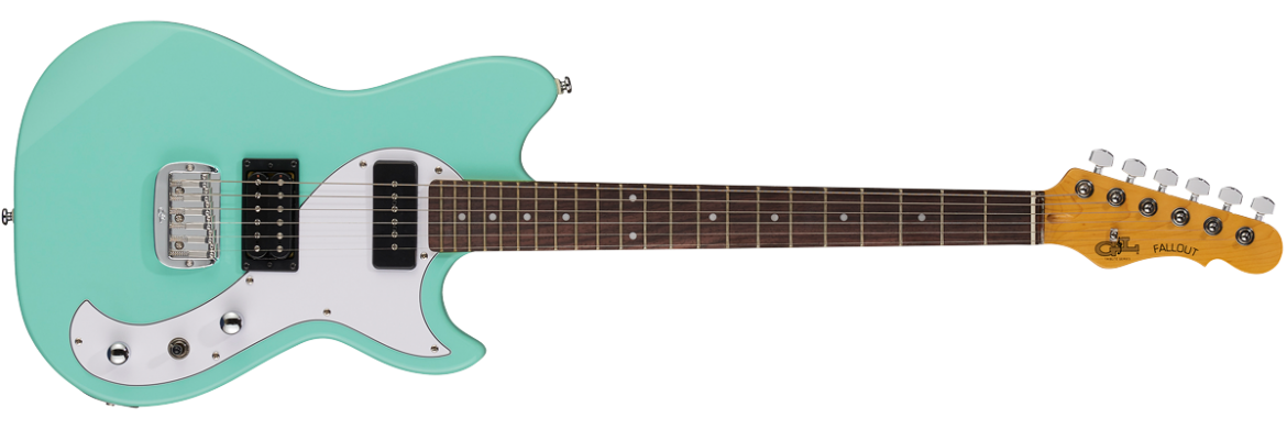 G L Tribute FALLOUT Electric Guitar in Mint Green The Guitar World