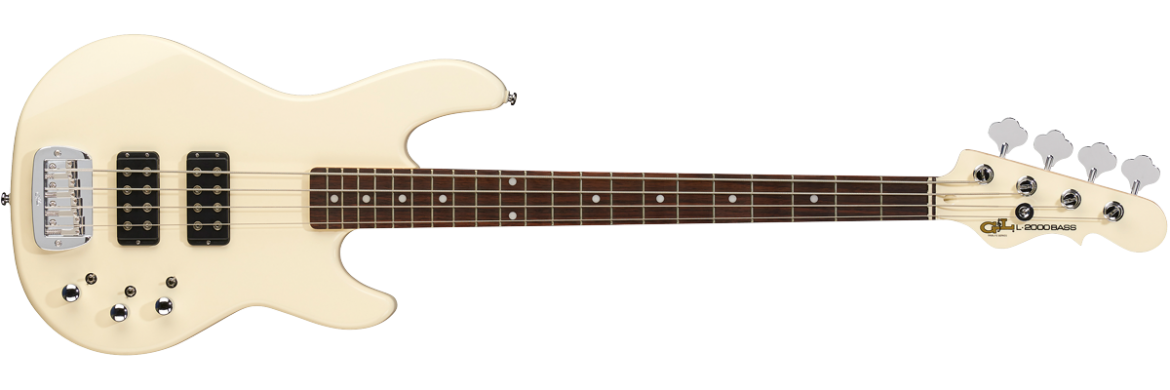 G&L Tribute L-2000 Electric Bass in Olympic White - The Guitar World