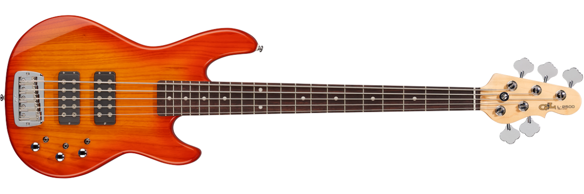 G&L Tribute L-2500 Electric Bass in Honeyburst