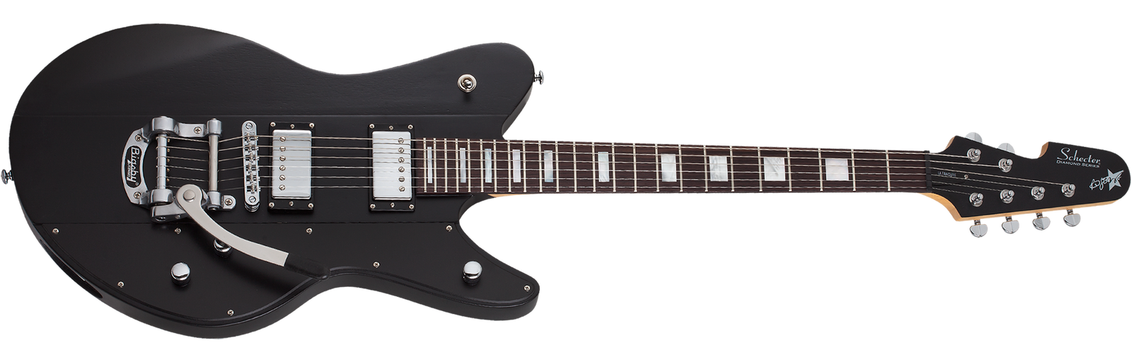 Schecter Robert Smith UltraCure Black Pearl SKU 285 - The Guitar World