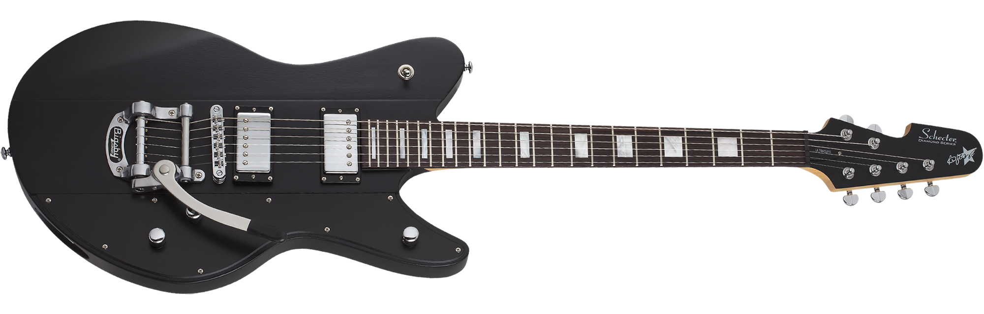 Schecter Robert Smith UltraCure Black Pearl SKU 285 - The Guitar World