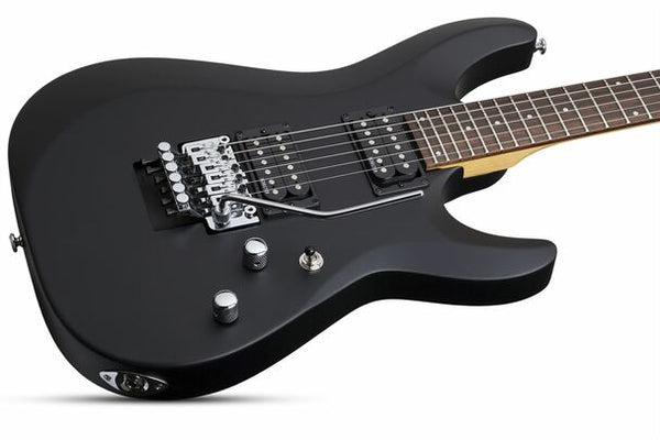 SCHECTER C-6FR DELUXE SBK フロイドローズ エレキギター Schecter C-6 Deluxe Electric Guitar with Floyd Rose-Satin Black