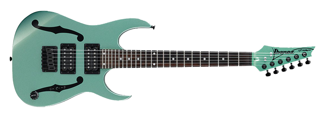 Ibanez PGMM21-MGN PAUL GILBERT MIKRO IN METALLIC LIGHT GREEN - The Guitar World
