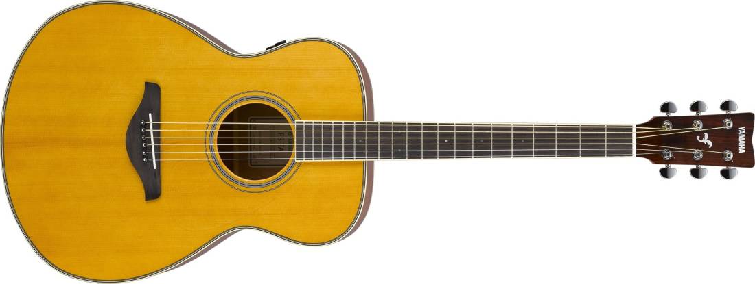 Yamaha FS TransAcoustic Guitar w/Solid Spruce Top - Vintage Tint FSTA VT
