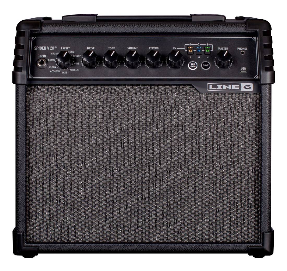 Line 6 Spider V MkII 20 watts 1x8'' Amplifier Combo