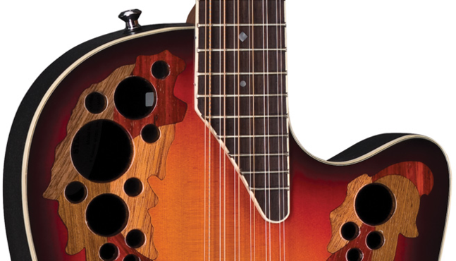 Ovation Standard Elite 12-String Acoustic - New England Burst 2758AX-NEB - The Guitar World