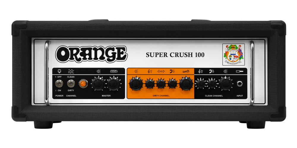 Orange Amplifiers Super Crush 100W Head - Black SUPERCRUSH100HB