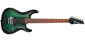 Ibanez KIKOSP3 Kiko Loureiro Signature Electric Guitar - Transparent Emerald Burst KIKOSP3TEB