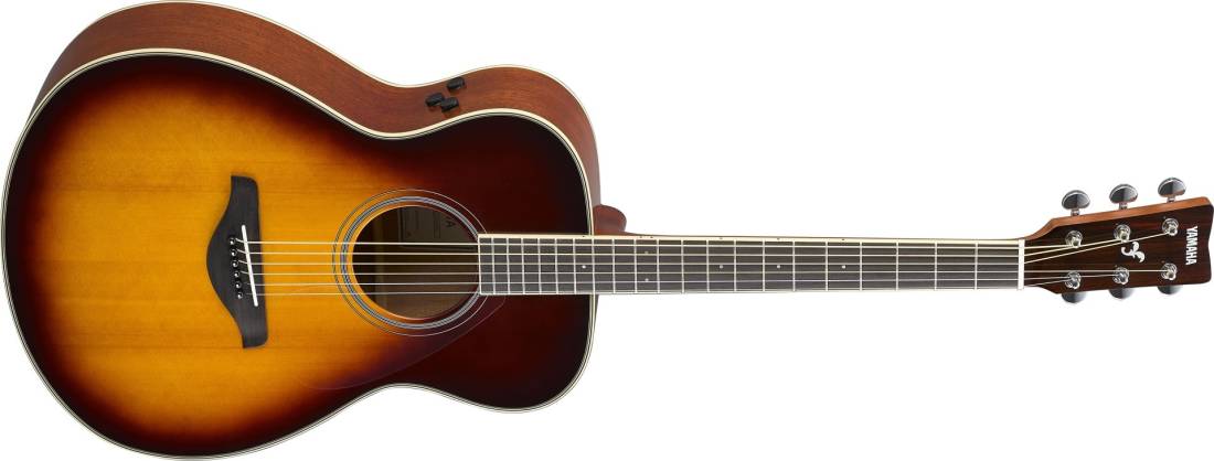 Yamaha FS TransAcoustic Guitar w/Solid Spruce Top - Brown Sunburst FSTA BS