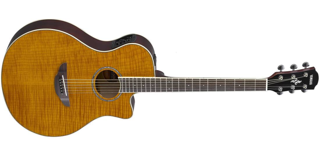 Yamaha APX600 Thin-Line Acoustic Guitar w/ Cutaway & Pickup (Natural)