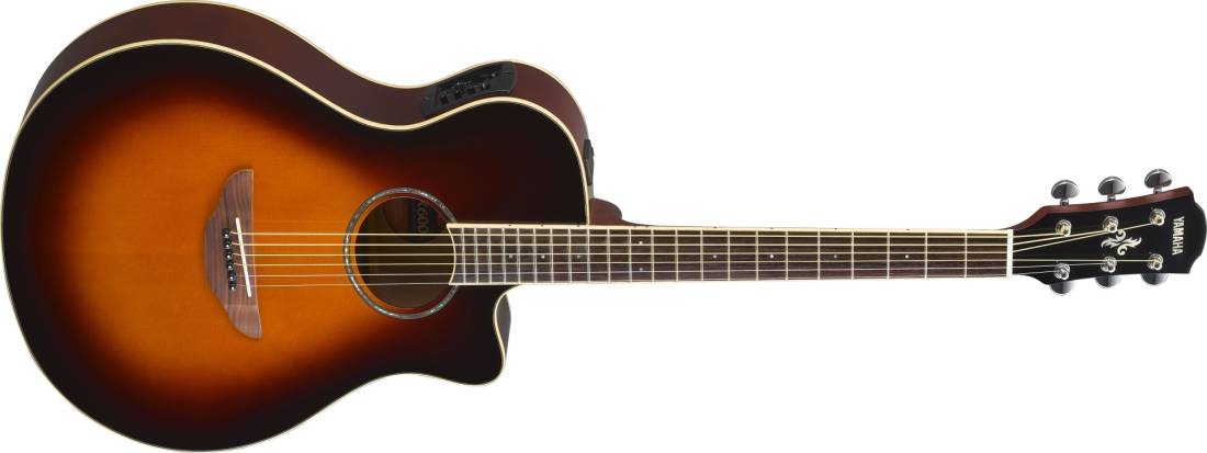 Yamaha APX600 Thinline Cutaway Acoustic-Electric Guitar - Natural