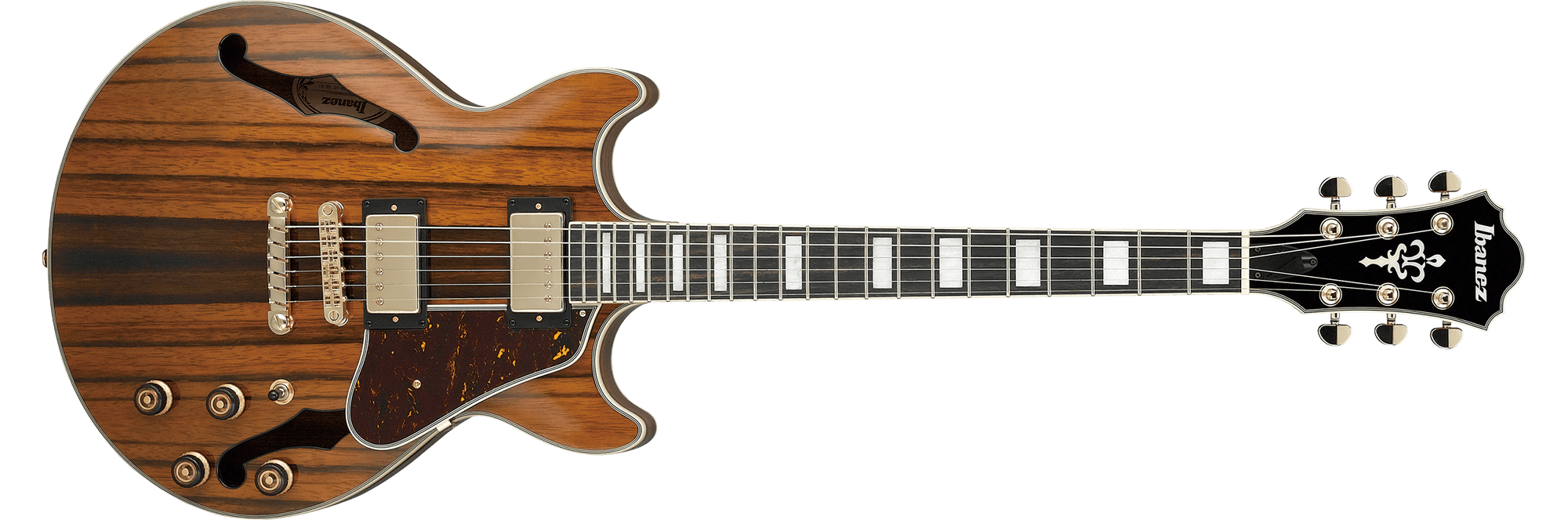 IBANEZ AM93ME-NT ARTCORE EXPRESSIONIST MACASSAR EBONY BODY, BACK & SIDES-HIGH GLOSS - The Guitar World