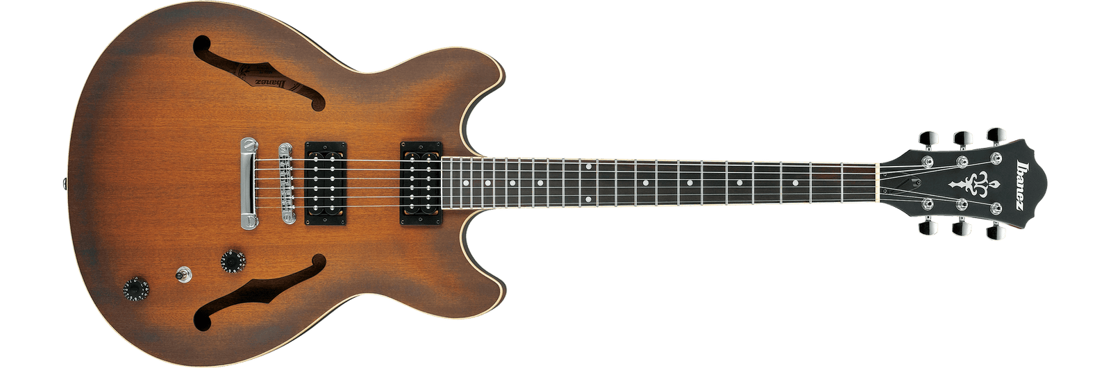 Ibanez AS53-TF Artcore 6 String RH Semi-Hollowbody Electric Guitari in Tobacco Flat - The Guitar World