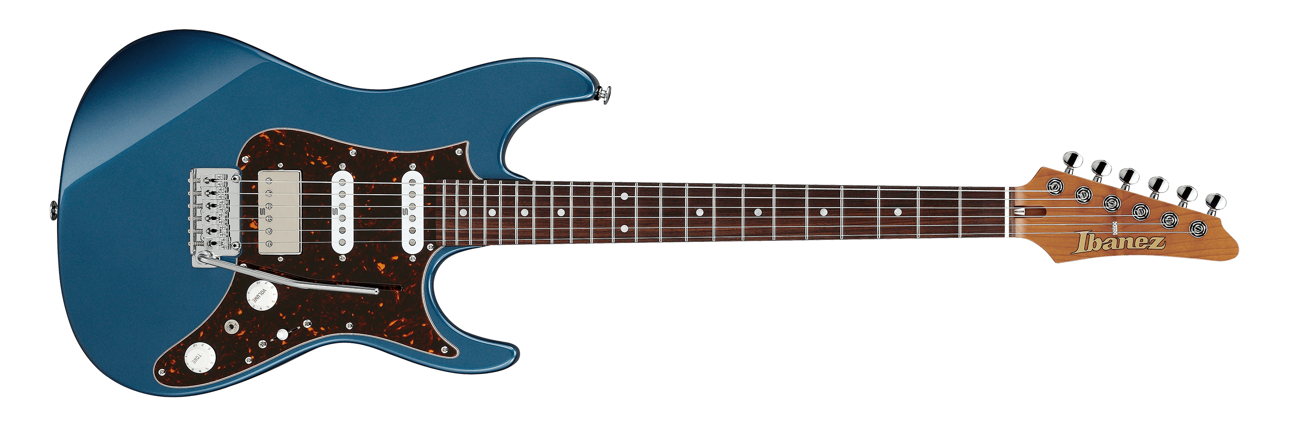 Ibanez AZ Prestige Electric Guitar with Case in Prussian Blue Metallic The Guitar World