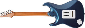 Ibanez AZ Prestige Electric Guitar with Case in Prussian Blue Metallic AZ2204NPBM