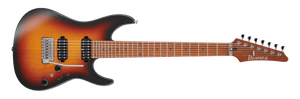 Ibanez AZ Prestige 7 String Electric Guitar with Case in Tri Fade Burst Flat AZ24027TFF