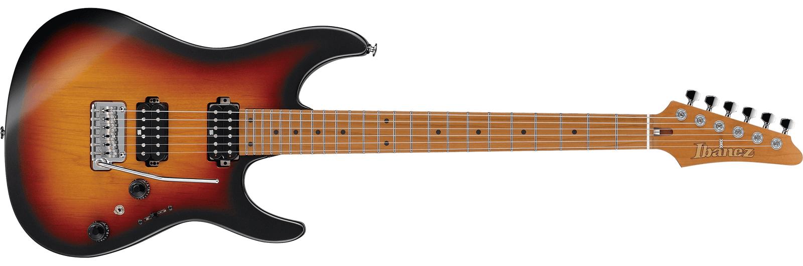 Ibanez AZ2402TFF AZ Prestige Electric Guitar - Tri Fade Burst Flat