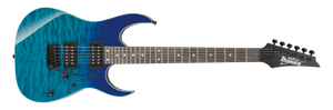 Ibanez GIO RG 6 String Electric Guitar in Blue Gradation GRG120QASPBGD