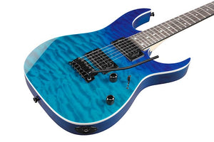 Ibanez GIO RG 6 String Electric Guitar in Blue Gradation GRG120QASPBGD