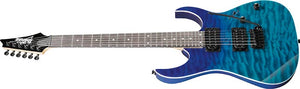Ibanez GIO RG 6 String Electric Guitar in Blue Gradation GRG120QASPBGD