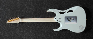 Ibanez PIA3761 Steve Via Signature Electric Guitar in Stallion White - The Guitar World