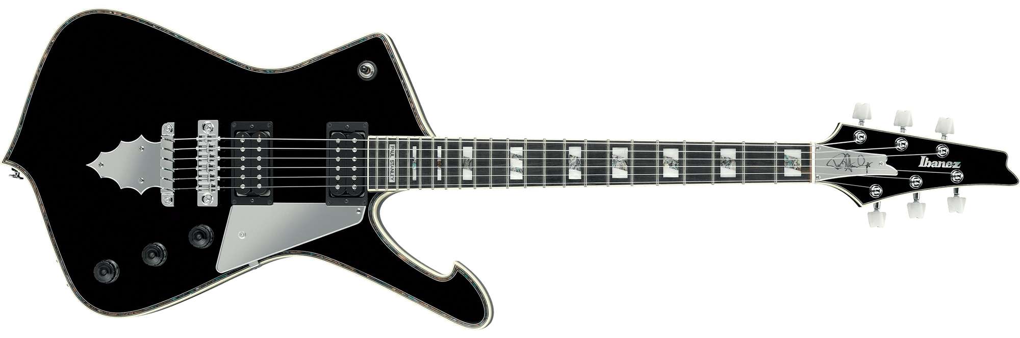 Ibanez PS10 Paul Stanley Prestige Signature Electric Guitar in Black - The Guitar World