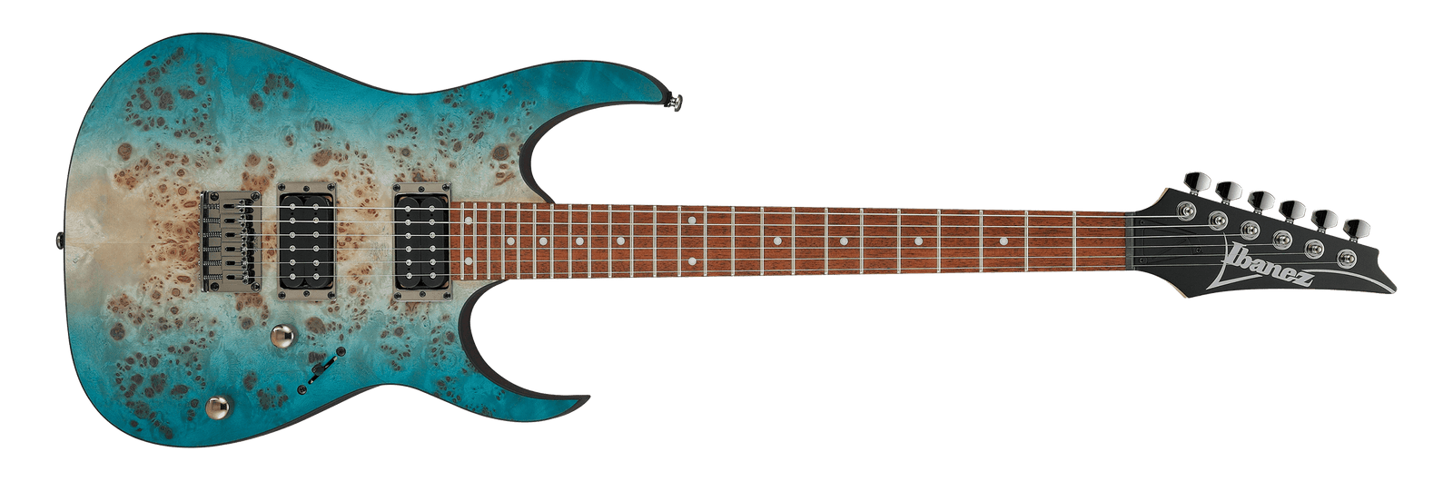Ibanez RG421PBCHF RG Standard Electric Guitar with Quantum Pickups Caribbean Shoreline Flat